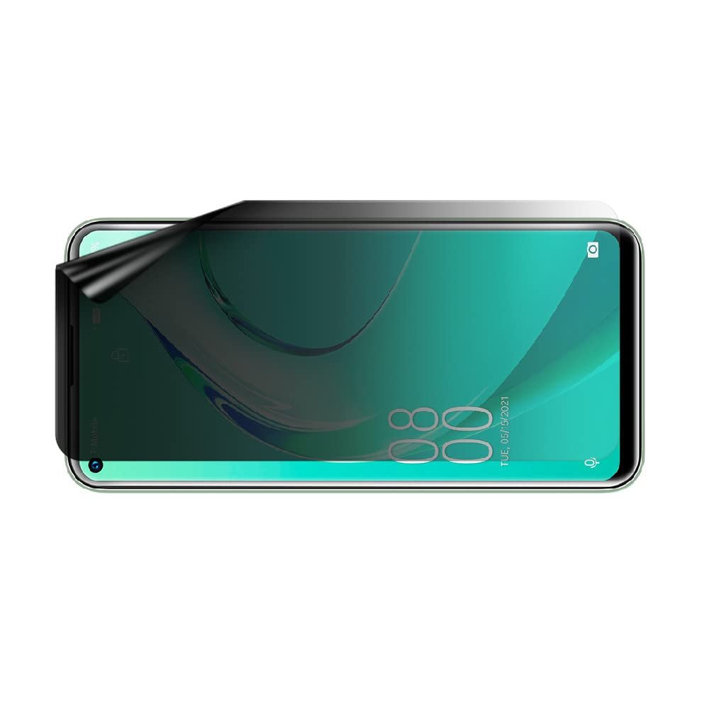 celicious Privacy Lite (Landscape) 2-Way Anti-Glare Anti-Spy Filter Screen Protector Film Compatible with Oukitel C21 Pro