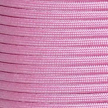 US Ropes Tactical Nylon Micro Cord 1.18mm X 125ft Lightweight Braided Cord (3/64" Diameter) on Spool Camping Boating Home Fishing Garden Jewelry 90lb Test Breaking Load (Rose Pink)