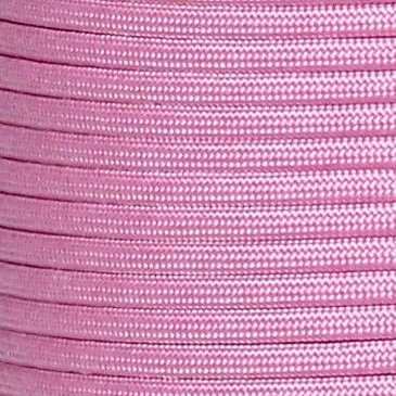 US Ropes Tactical Nylon Micro Cord 1.18mm X 125ft Lightweight Braided Cord (3/64" Diameter) on Spool Camping Boating Home Fishing Garden Jewelry 90lb Test Breaking Load (Rose Pink)