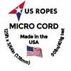 US Ropes Tactical Nylon Micro Cord 1.18mm X 125ft Lightweight Braided Cord (3/64" Diameter) on Spool Camping Boating Home Fishing Garden Jewelry 90lb Test Breaking Load (Rose Pink) view 3