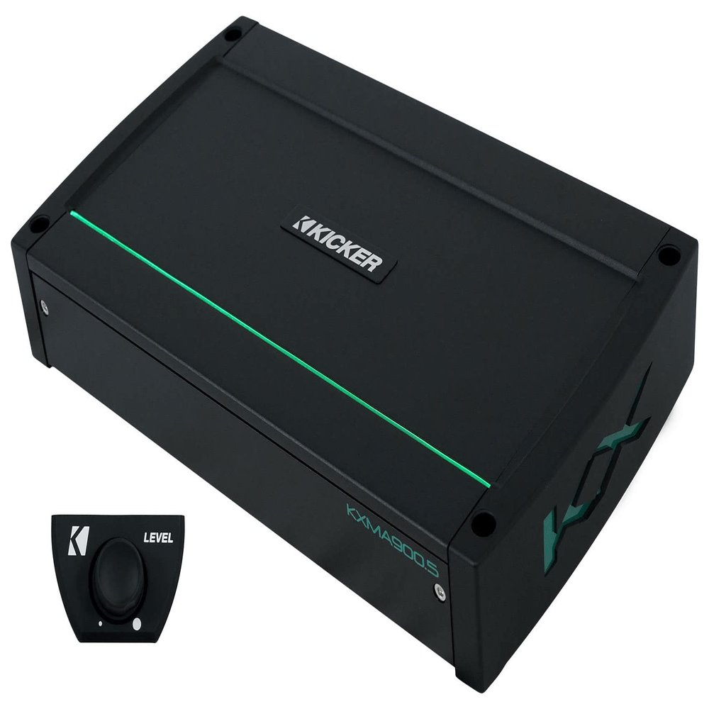KICKER 48KXMA9005 900 Watt 5-Channel Marine Boat Amplifier Class D Amp KXMA900.5
