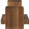 Crosley CR7019A-WA Alto 3-Speed Turntable Shelf System with Bluetooth, FM Radio, and Matching Stereo Speakers, Walnut view 3