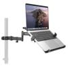 Mount-It! Laptop Pole Mount Tray | Full Motion Laptop Mount Fits Up to 15.6 Laptops | Universal Adjustable Steel Notebook Stand for Add On to Monitor Mounts view 1