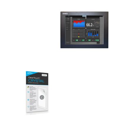BoxWave Screen Protector Compatible with Dynics FX-BIX (12in) - ClearTouch Crystal (2-Pack), HD Film Skin - Shields from Scratches
