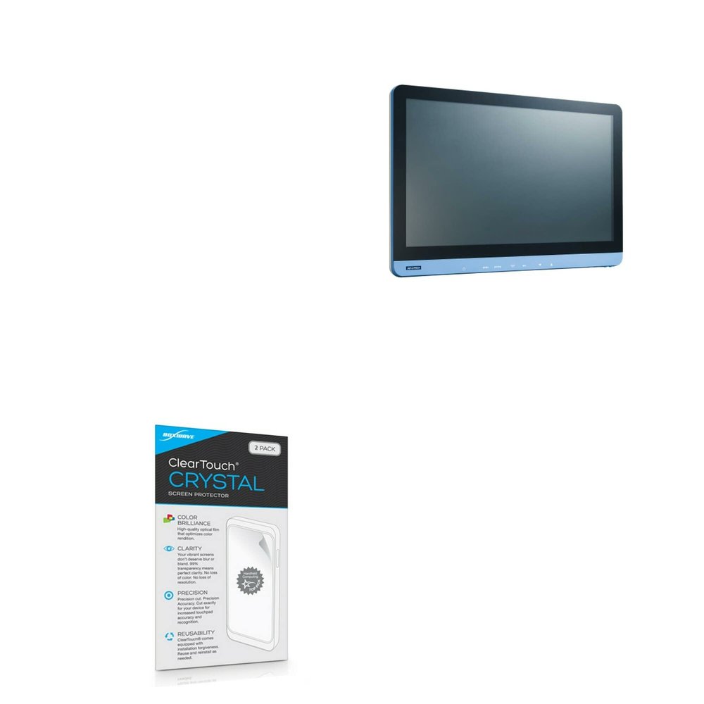 BoxWave Screen Protector Compatible with Advantech PDC-WP240 - ClearTouch Crystal (2-Pack), HD Film Skin - Shields from Scratches