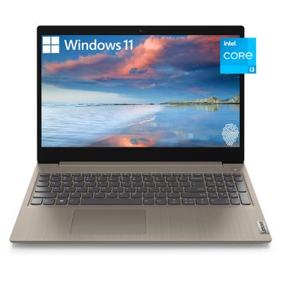 Lenovo Ideapad 3i Laptop, 15.6" FHD Display, 11th Gen Intel Core i3-1115G4, 20GB RAM, 512GB PCIe SSD, Webcam, HDMI, Wi-Fi, Fingerprint Reader, Bluetooth, Windows 11 Home, Almond