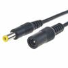 CJP-Geek 5ft DC Power Extension 2.5mm X 5.5mm Cord/Cable CCTV Extender Male to Female view 2