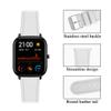 FitTurn Leather WatchBand Compatible with Cubitt CT4/CT2 Pro GPS Smart Watch Replacement Sport Wrist Strap Leather Bracelet with Stainless Metal Buckle for Men Women (White) view 2