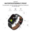 FitTurn Leather WatchBand Compatible with Cubitt CT4CT2 Pro GPS Smart Watch Replacement Sport Wrist Strap Leather Bracelet with Stainless Metal Buckle for Cubitt CT4CT2 Pro GPS Watch for Men Women view 3