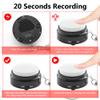 Recordable Talking Button with Keychain, 20s Voice Recording Time Sound Button Answer Buzzers Funny Buttons Record Your Own Words - White and Black (Battery Included), 2 x 2 x 1.4 view 4