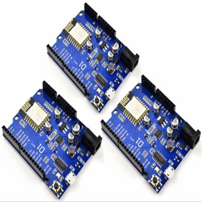 CANADUINO 3 x WeMos D1 ESP8266 Wi-Fi Board 80-160MHz - IoT - Compatible with Arduino and NodeMCU