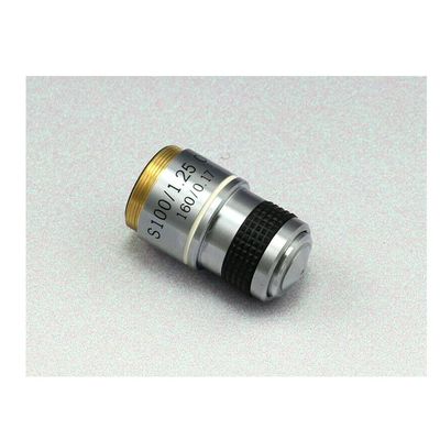 TYZK Microscope Kit 1PC 185 Achromatic Biological Microscope Objective Lens 4X 10X 20X 40X 60X 100X Microscope Lens Adapters (Color : 100X)