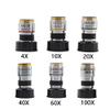 TYZK Microscope Kit 1PC 185 Achromatic Biological Microscope Objective Lens 4X 10X 20X 40X 60X 100X Microscope Lens Adapters (Color : 100X) view 3