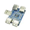 FAUUCHE JF-Xuan DC 5V USB HUB USB2.0 Hub Concentrator 4 Female USB Expansion Board Module DIY Electronic Circuit Boards view 1