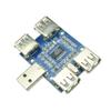 FAUUCHE JF-Xuan DC 5V USB HUB USB2.0 Hub Concentrator 4 Female USB Expansion Board Module DIY Electronic Circuit Boards view 2
