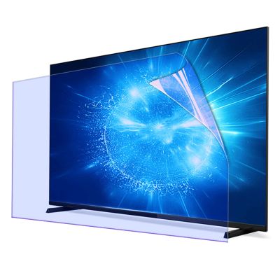 TYRHMY Anti-Glare TV Screen Protector for 40~75 Inches TV Filter Out Blue Light That Relieve Computer Eye Strain and Help You Sleep Better,40inL875xW483mm
