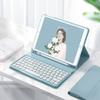 for Kindle Fire HD 10 Keyboard case 2021,Detachable Round Keys Keyboard Case for Amazon Fire HD 10 /HD 10 Plus Tablet (11th Generation),Folio Fire hd 10 case with Keyboard for Women Kids,Mint Green view 2
