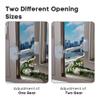 EUDEMON 1 Pack Childproof Window Restrictor for Aluminum, Wooden, Metal Window Frames, Baby Safety Window Lock, Window Safety Locks for Toddlers & Pets, Easy to Install (Grey) view 3