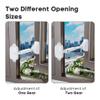 EUDEMON 1 Pack Childproof Window Restrictor for Aluminum, Wooden, Metal Window Frames, Baby Safety Window Lock, Window Safety Locks for Toddlers & Pets, Easy to Install (White) view 2