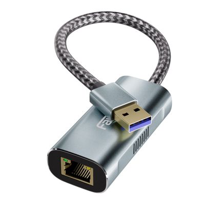 2.5G USB to Ethernet Adapter - USB 3.0 to RJ45 Gigabit LAN Adapter for Xbox 360, Laptop, Computer, Mac, Chromebook, Microsoft Surface