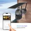 SOLIOM S600 3G/4G LTE Solar Powered Cellular Security Camera Wireless Outdoor, Pan Tilt 360View Spotlight, 1080p Night Vision, 2 Way Talk, PIR Motion Sensor, No WiFi, US Version, Unlimited Data Plan view 3