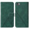 OOPKINS Compatible with iPod Touch 7 Wallet Case Retro Luxury Premium PU Leather Case with Card Slots Kickstand Magnetic Buckle Shockproof Protective Cover for Touch 7 / Touch 6 / Touch 5 Green YBP view 3