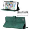 OOPKINS Compatible with iPod Touch 7 Wallet Case Retro Luxury Premium PU Leather Case with Card Slots Kickstand Magnetic Buckle Shockproof Protective Cover for Touch 7 / Touch 6 / Touch 5 Green YBP view 4