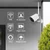 2K WiFi Security Cloud Camera for Outdoor/Indoor, 3MP Wireless IP Camera with Night Vision, Motion Detection, IP66 Waterproof,Cloud Storage, Compatible with Alexa/Google Assistant (4 Pack) view 2