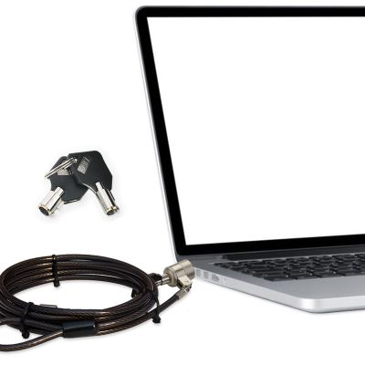 Laptop Cable Lock Hardware Security Cable Lock Anti Theft Combination Lock for iPad Tablet Laptop MacBook and All Other Notebooks and Tablets