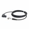 P-tap D-tap to Right Angle 6 Pin Braided Power Cable for RED Epic Dragon DSMC2 Camera 3 meter view 3