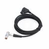 P-tap D-tap to Right Angle 6 Pin Braided Power Cable for RED Epic Dragon DSMC2 Camera 3 meter view 4