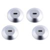 Adhesive Security Plate with Slot for Cables to Lock Down Laptops, Tablets, Monitors and Other Devices (4Pcs Silver) view 1