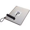 Laptop Cable Lock Hardware Security Cable Lock Anti Theft Combination Lock for iPad Tablet Laptop MacBook and All Other Notebooks and Tablets 8pcs Silver view 3
