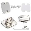Adhesive Security Plate with Slot for Cables to Lock Down Laptops, Tablets, Monitors and Other Devices 2pcs Unincluded line view 3