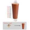 LUOFDCLDDD Furniture LegsWoodenniture Legs, Solid Rubber Cone Shapedniture Feet,Threaded M10, Wood Sofa Legs, for DIY Projects Tv Stand Sofa Cabinet Tv, with Screws, Set of 4/40Cm/15.7In view 2