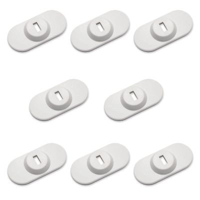 Laptop Cable Lock Hardware Security Cable Lock Anti Theft Combination Lock for iPad Tablet Laptop MacBook and All Other Notebooks and Tablets 8pcs White