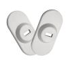 Laptop Cable Lock Hardware Security Cable Lock Anti Theft Combination Lock for iPad Tablet Laptop MacBook and All Other Notebooks and Tablets 2pcs White view 1