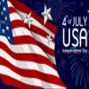 Yeele American Flag Backdrop 4th of July USA Independence Day Background for Photography Red White Striped Flags Blue Fireworks National Patriotic Day Party Newborn Baby Shower Background,10x8ft view 4