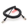 DRRI 1080p 3G HD-SD BNC to BNC Spring Video Cable 75ohm for RED Gemini/Steadicam Camera Monitor Transmitter view 1