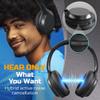 TREBLAB Z7 PRO - Hybrid Active Noise Canceling Headphones with Mic - 45H Playtime & USB-C Fast Charging, ANC Wireless Over Ear Bluetooth Headphones w/aptX, Stereo Sound, Touch Control (Grey) (Renewed) view 4