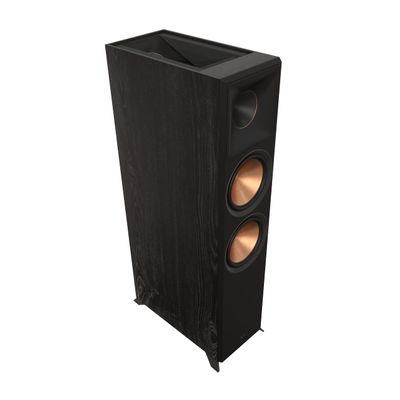 Klipsch Reference Premiere RP-8060FA II Home Theater Floorstanding Speaker with Dolby Atmos Built-In Elevation Topper and Larger 90 x 90 Hybrid Tractrix Horn for Premium Home Theater Sound in Ebony