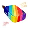 COOLBUDS True Wireless Bluetooth Speaker | Portable Speaker w/Rainbow Design, Soft Mesh Grill | Wireless Speaker Phone | FM Radio, USB, TF Card Input | Easy Control | Rechargeable (Square) view 2