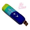 COOLBUDS True Wireless Bluetooth Speaker | Portable Speaker w/Rainbow Design, Soft Mesh Grill | Wireless Speaker Phone | FM Radio, USB, TF Card Input | Easy Control | Rechargeable (Square) view 3