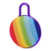 COOLBUDS True Wireless Bluetooth Speaker | Portable Speaker w/Rainbow Design, Soft Mesh Grill | Wireless Speaker Phone | FM Radio, USB, TF Card Input | Easy Control Buttons | Rechargeable (Round) view 1