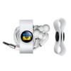 GRAPHICS & MORE Ukraine Coat of Arms Headphone Earbud Cord Wrap - Charging Cable Manager - Wire Organizer Set of 2 - White view 2