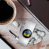GRAPHICS & MORE Ukraine Coat of Arms Headphone Earbud Cord Wrap - Charging Cable Manager - Wire Organizer Set of 2 - White view 3
