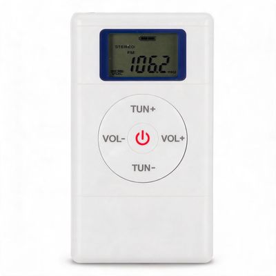 Mini Digital Radio, Portable Tuning FM Radio, Mini Digital Tuning Radio with Lanyard and Earphone for Simultaneous Interpretation/Sports