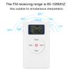 Mini Digital Radio, Portable Tuning FM Radio, Mini Digital Tuning Radio with Lanyard and Earphone for Simultaneous Interpretation/Sports view 2