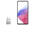 BoxWave Adapter Compatible with Samsung Galaxy A53 5G - USB-A to C PortChanger (5-Pack), Type-C OTG Convert Charging Data Adapter - Metallic Silver view 1