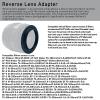 58mm Macro Lens Reverse Ring Compatible with for Nik-F D700,D800,D800E,D40,D50,D60,D70,D70S,D80,D40X,D90,D3000,D3100,D3200,Camera and with 58mm Filter Thread Lens.Macro Shoot(58mm-Ai) view 4